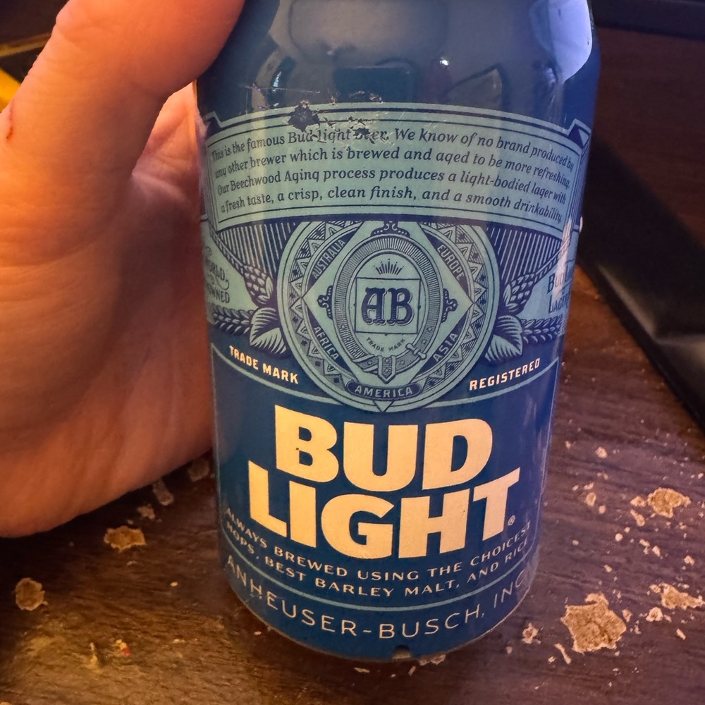 Bud Light Blue Can Bluetooth Speaker